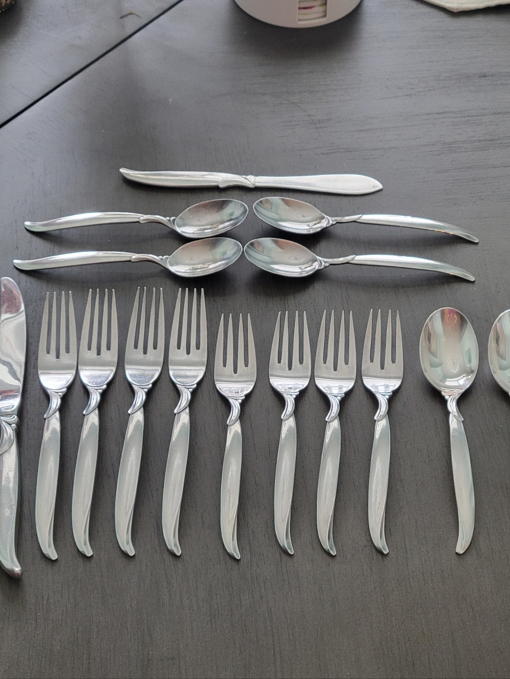 Vintage 1847 Rogers Bros. IS Flair,silver Plated 21 Pices Flatware Set